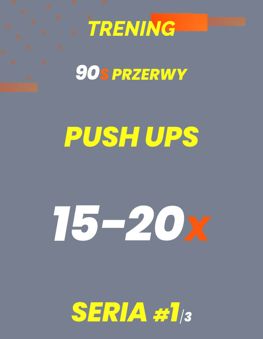 18 - push ups #1-3